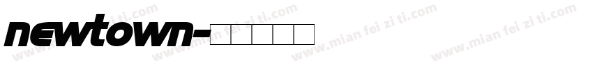newtown字体转换