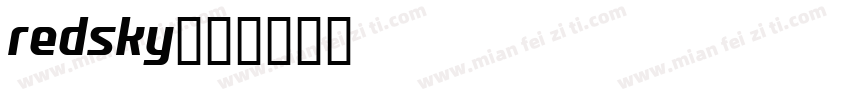 redsky字体转换