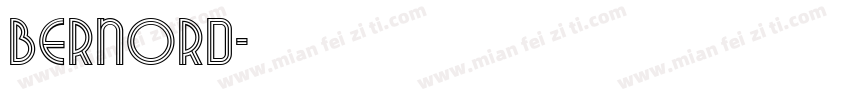 BERNORD字体转换