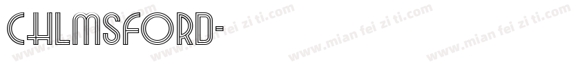Chlmsford字体转换