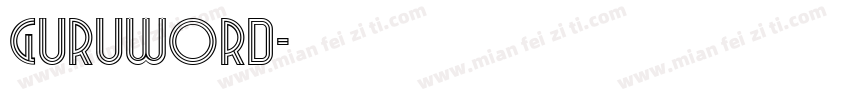 guruword字体转换