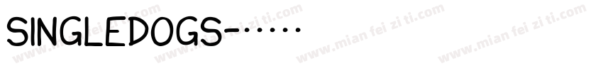 singledogs字体转换