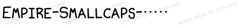 Empire-Smallcaps字体转换