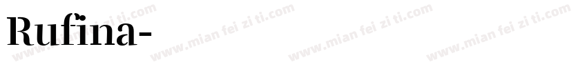 Rufina字体转换