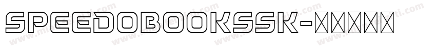 SpeedoBookSSK字体转换