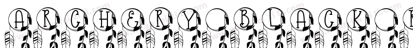 archery_black_rounde字体转换