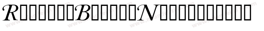 RoxanneBeckerNarro字体转换