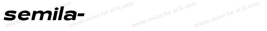 semila字体转换