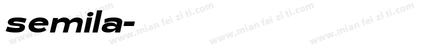 semila字体转换