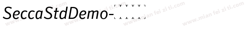 SeccaStdDemo字体转换