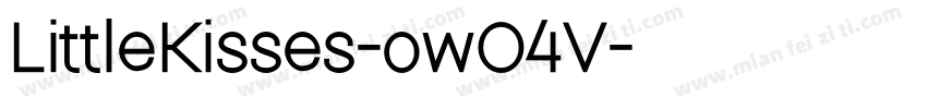 LittleKisses-owO4V字体转换