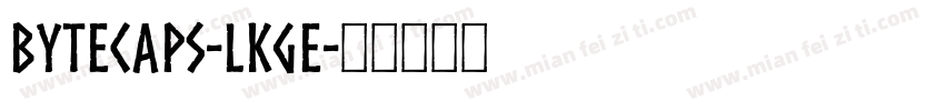 ByteCaps-lKge字体转换