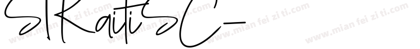STKaitiSC字体转换