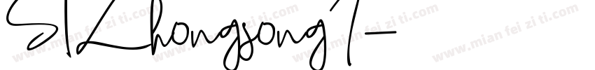 STZhongsongI字体转换