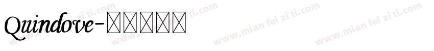 Quindove字体转换
