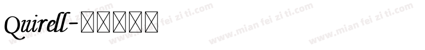 Quirell字体转换