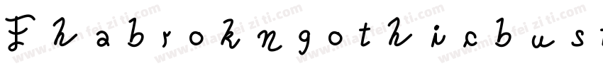 Fhabrokngothicbustdbbnc-EoRj字体转换