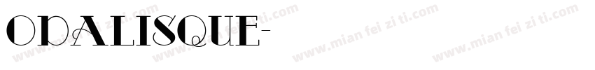 Odalisque字体转换