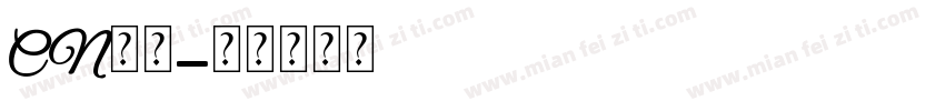 CN系列字体转换