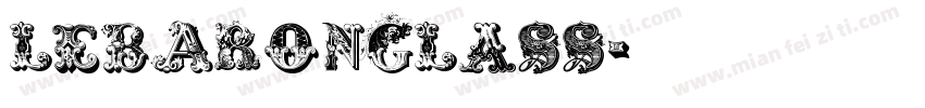 LeBaronGLASS字体转换