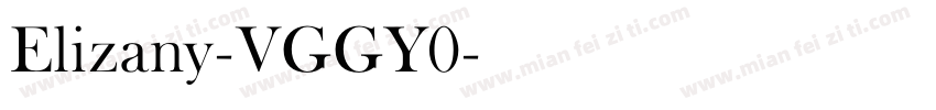Elizany-VGGY0字体转换