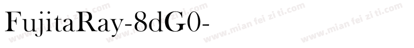FujitaRay-8dG0字体转换