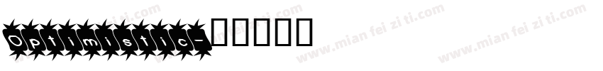 Optimistic字体转换