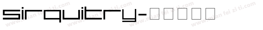 SirQuitry字体转换