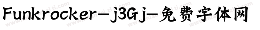 Funkrocker-j3Gj字体转换