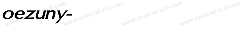 oezuny字体转换