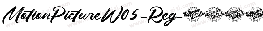 MotionPictureW05-Reg字体转换