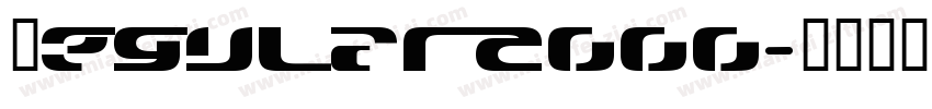 Regular2000字体转换