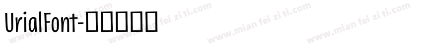 UrialFont字体转换