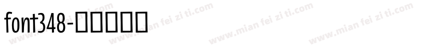 font348字体转换