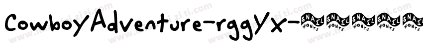 CowboyAdventure-rggYx字体转换