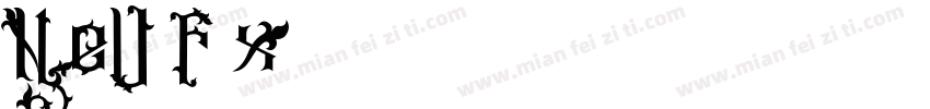 NEU-F6X字体转换