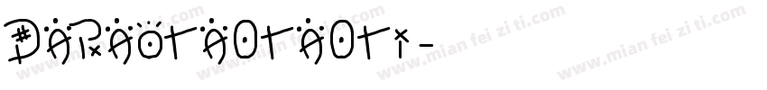 DaBaoTa0Ta0Ti字体转换