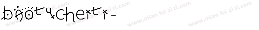 baotucheiti字体转换