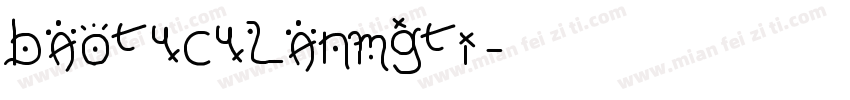 baotuculanmgti字体转换