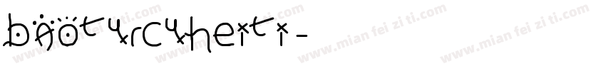 baoturcuheiti字体转换