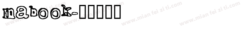 mabook字体转换