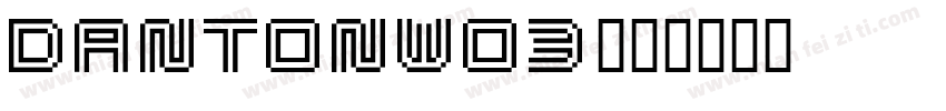 DantonW03字体转换