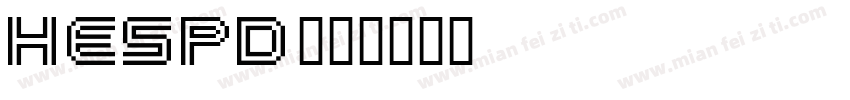 HESPD字体转换