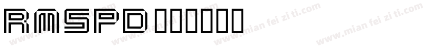 RMSPD字体转换