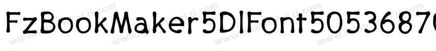 FzBookMaker5DlFont50536870935字体转换