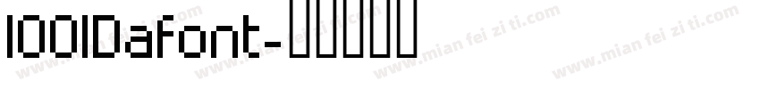 1001Dafont字体转换