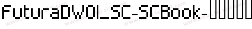 FuturaDW01_SC-SCBook字体转换