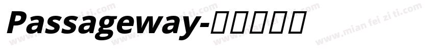 Passageway字体转换
