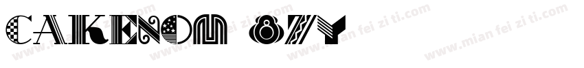 CakeNom-87Y0字体转换