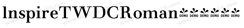 lnspireTWDCRoman字体转换